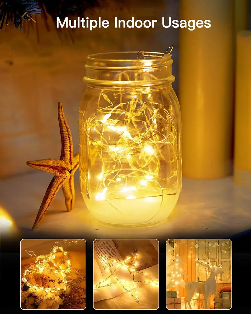 3D Crystal Ball Night Light Warm White Decoration Ball Projection Lamp