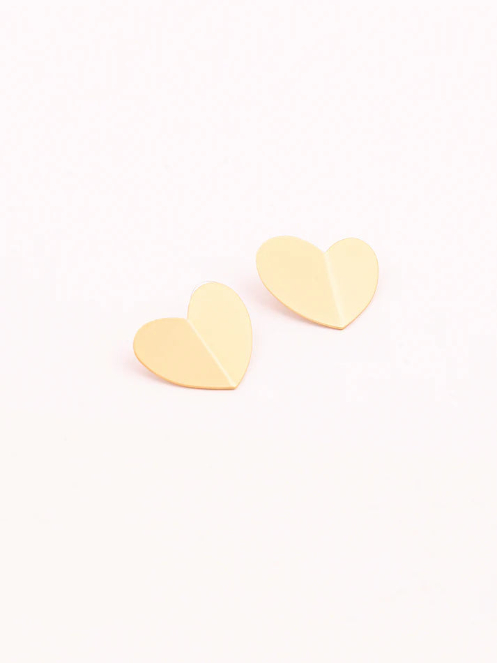 Heart Stud Earrings